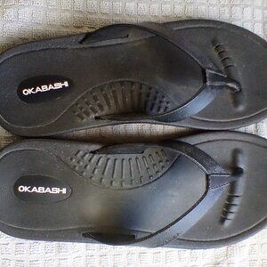 OKABASHI Sandals Black Size M